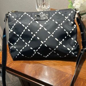 Kate Spade nylon/patent leather crossbody